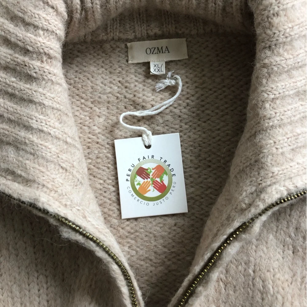 OZMA of California Finley Zip Sweater - Picture 3 of 6